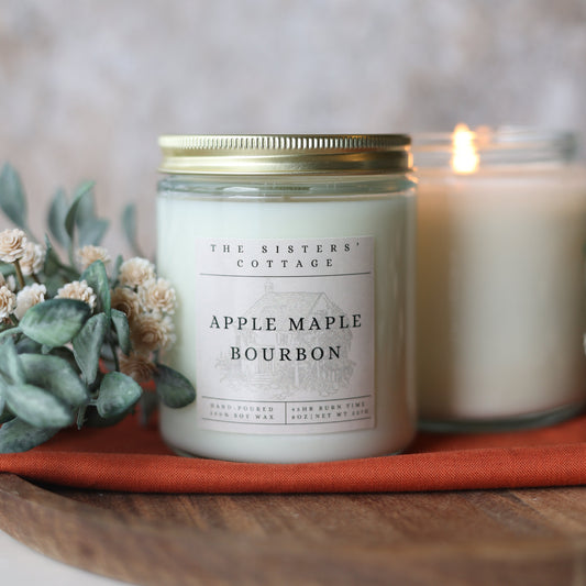 Apple Maple Bourbon Scented Candle