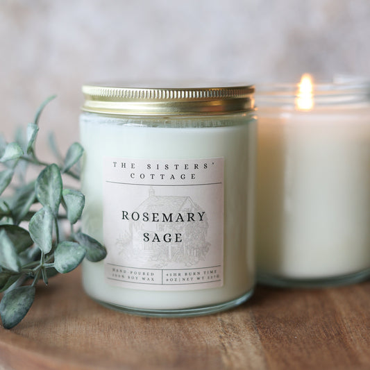 Rosemary Sage Scented Candle